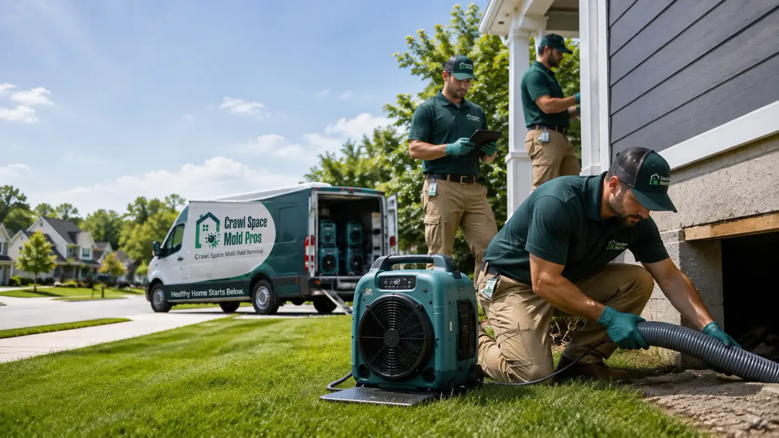 Crawl Space Mold Removal in Garwin, IA